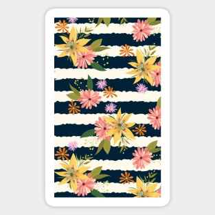 Beautiful Abstract Floral Colorful Pattern Artwork Sticker